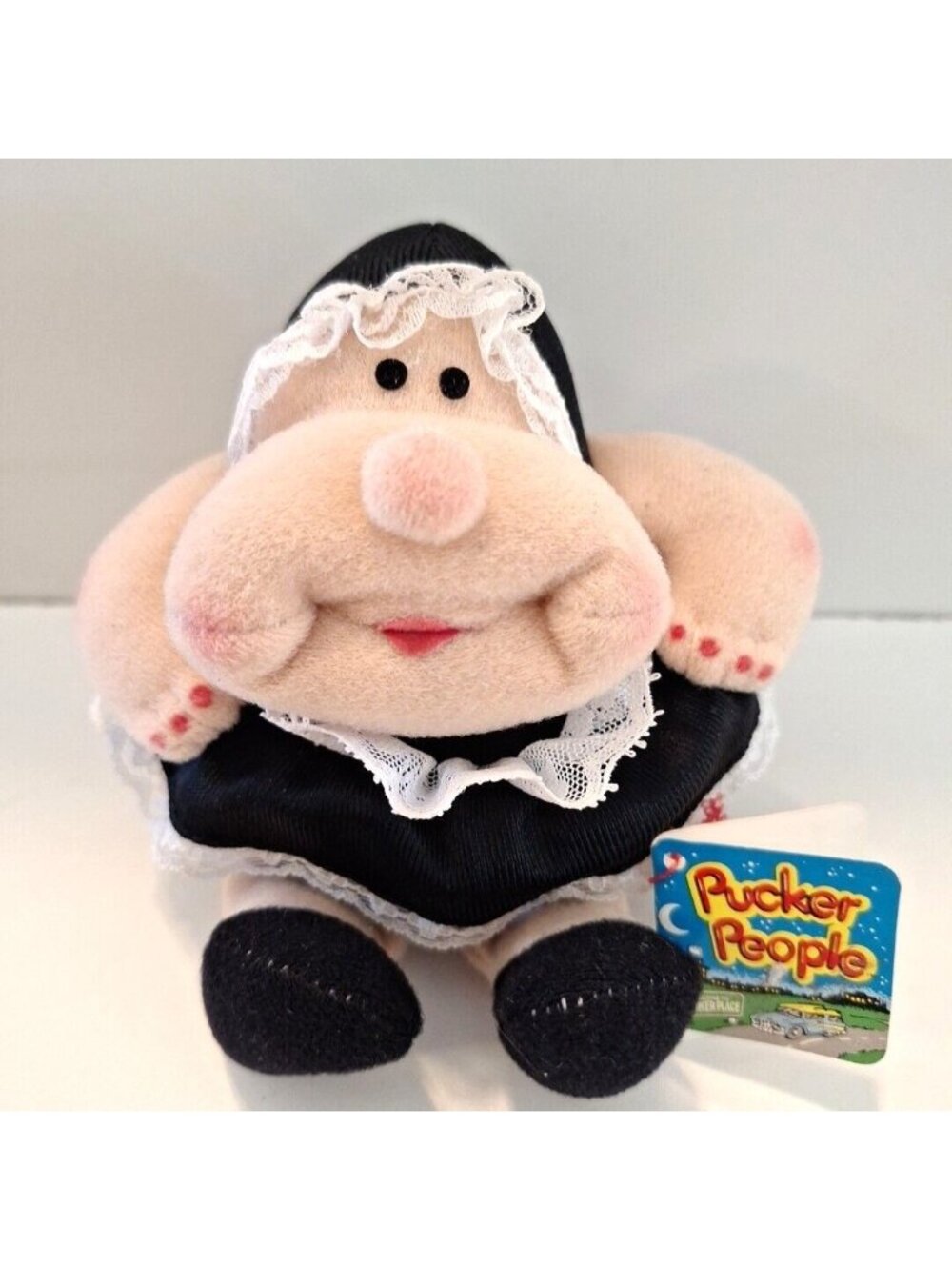 Monique Pucker People French Maid Plush Doll 4" 1984 Vintage Applause